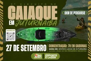 3º CIRCUITO DE CAIAQUE AGITA A LAGOA DE JUTURNAÍBA EM SILVA JARDIM