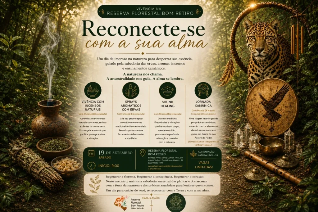 UM CONVITE PARA OUVIR A VOZ DA NATUREZA E DA SUA PRÓPRIA ALMA